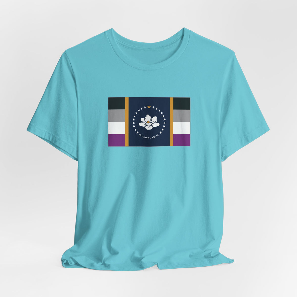 Mississippi Asexual Pride Flag T-shirt, Several Color Options