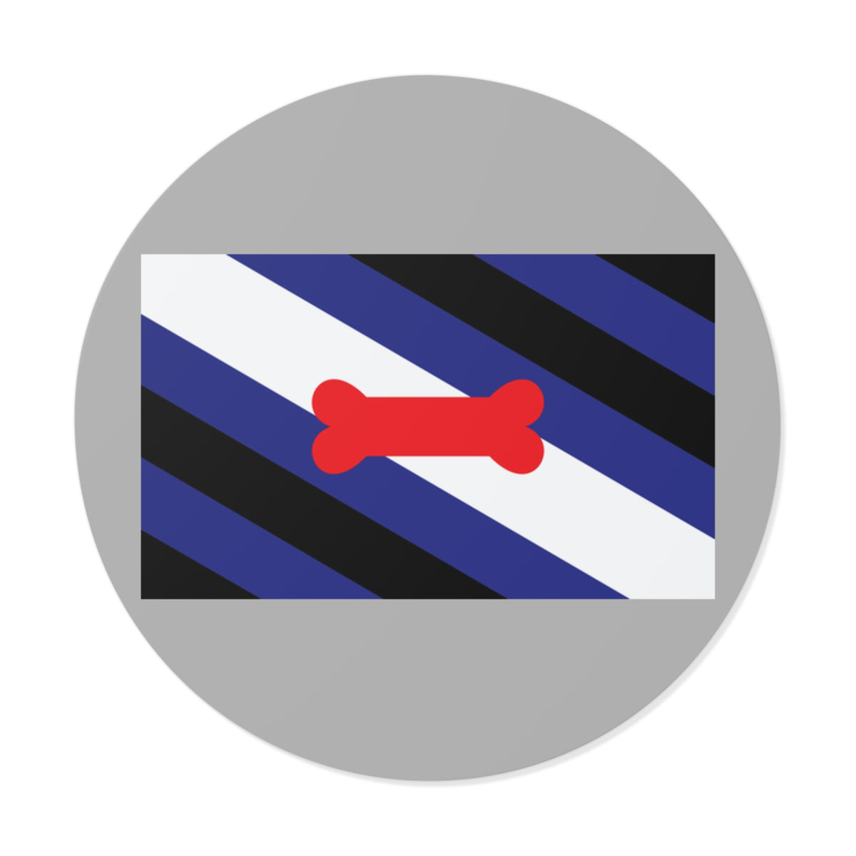 Puppy Pride Flag Vinyl Sticker
