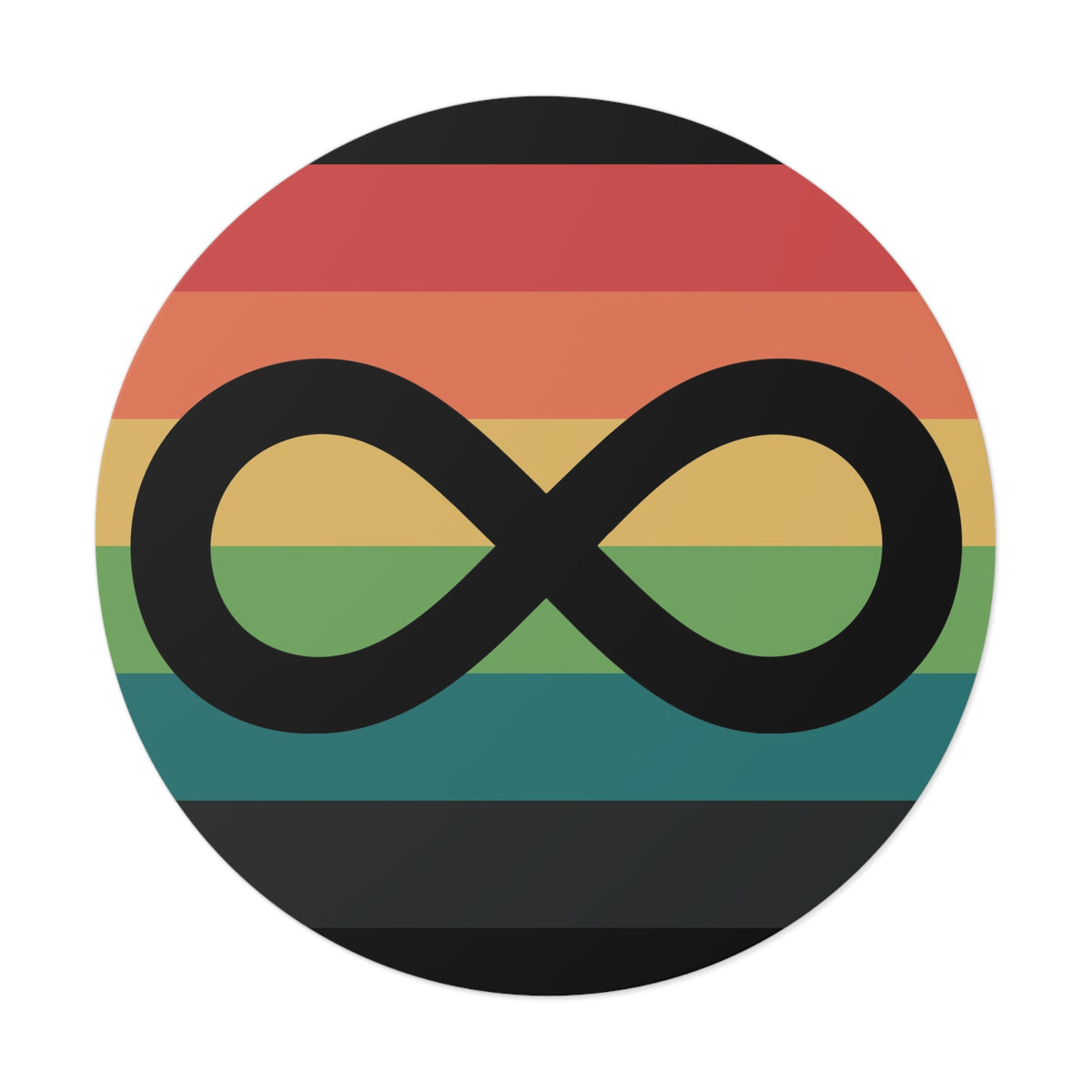 Autistic-Specific Pride Flag Vinyl Sticker