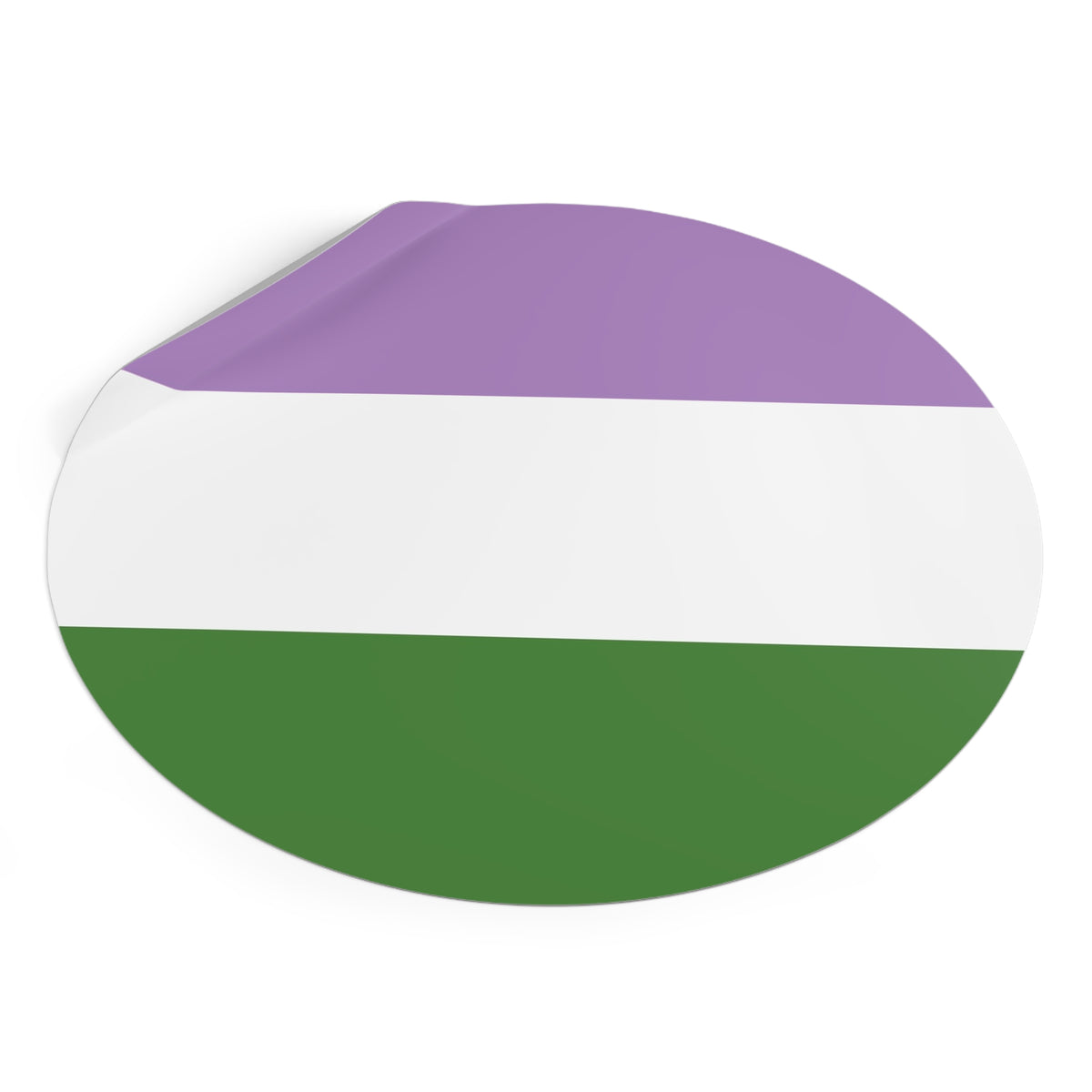 Genderqueer Pride Flag Vinyl Sticker