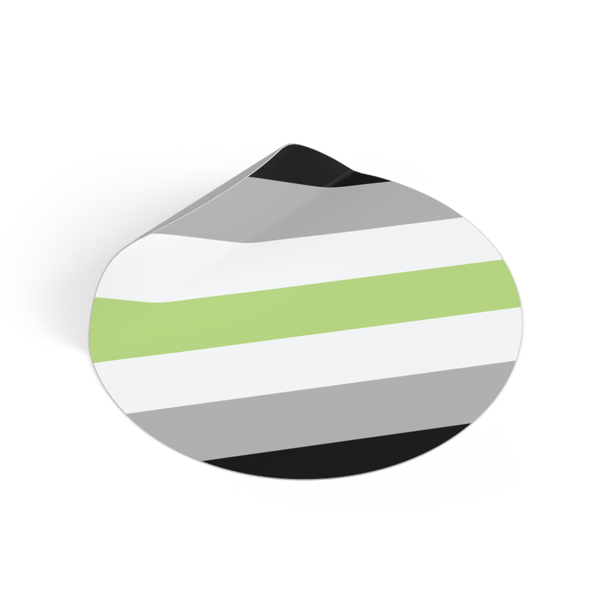 Agender Pride Flag Vinyl Sticker