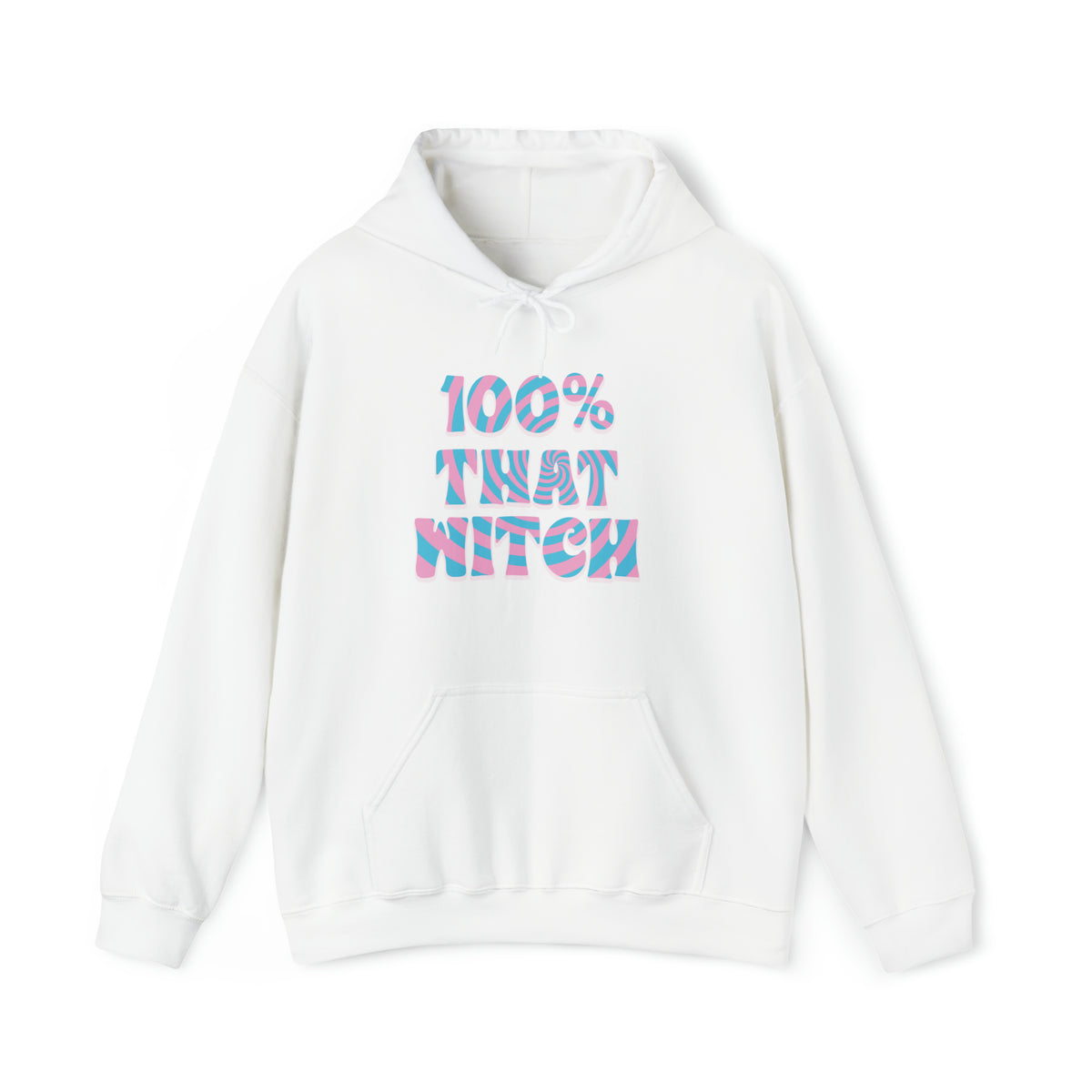 100% THAT WITCH Hoodie - trans deco spiral