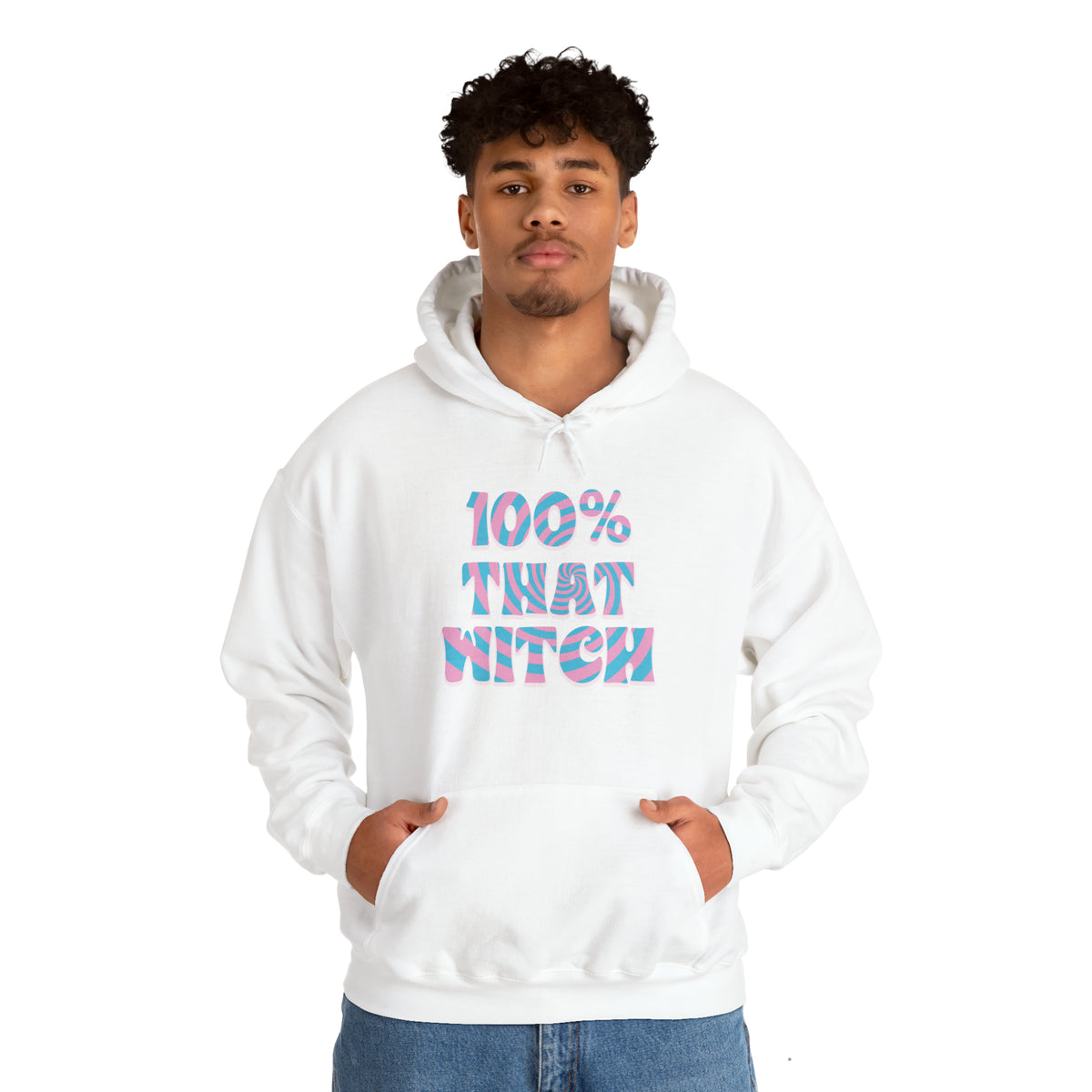 100% THAT WITCH Hoodie - trans deco spiral