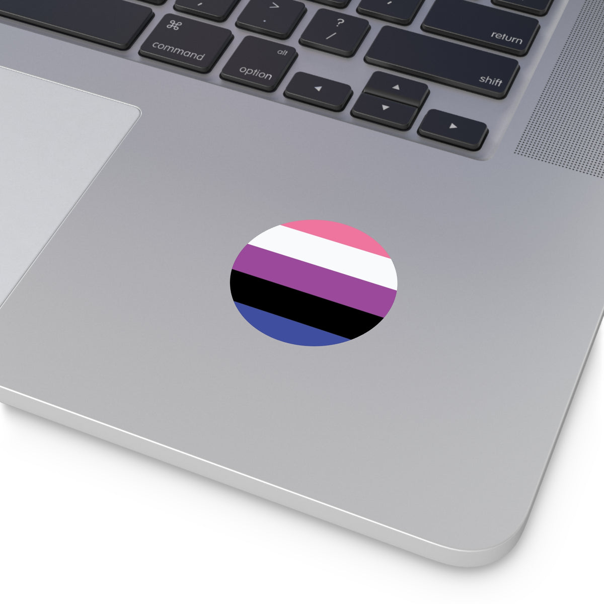 Genderfluid Pride Flag Vinyl Sticker