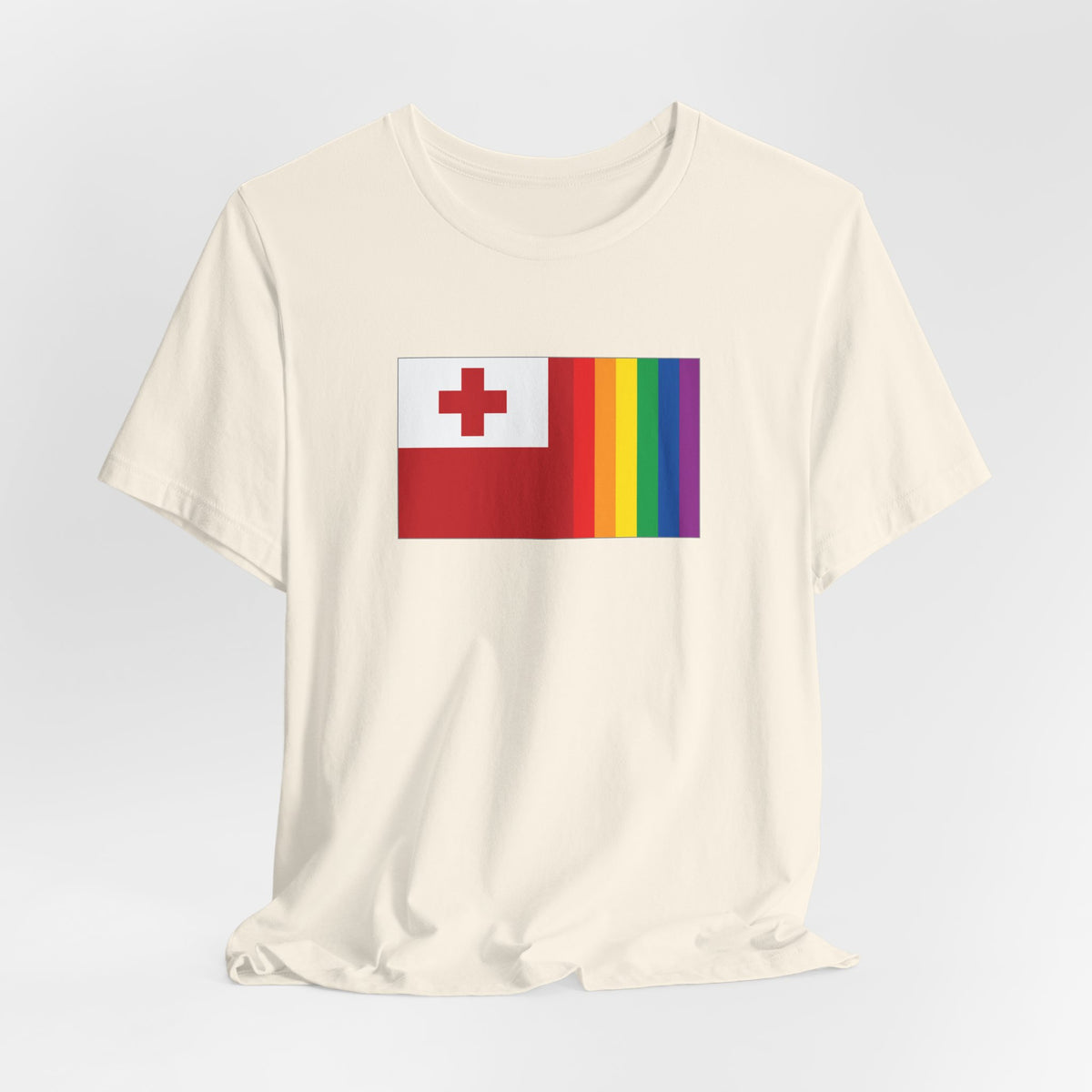 Tonga Rainbow Pride Flag T-shirt, Several Color Options