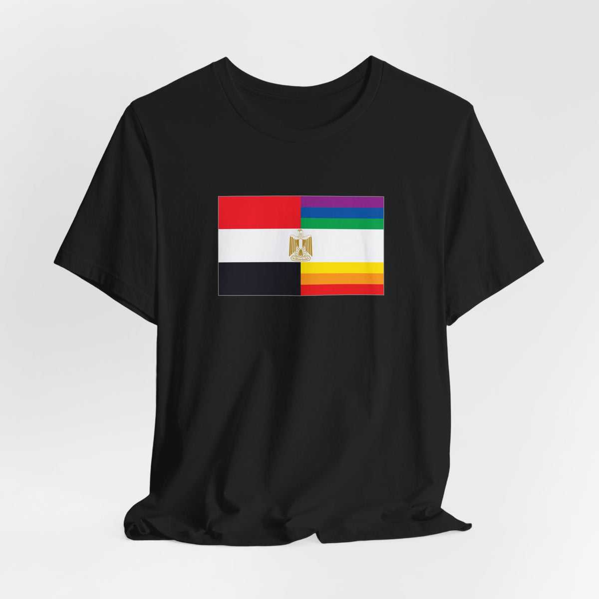 Egypt Rainbow Pride Flag T-shirt, Several Color Options