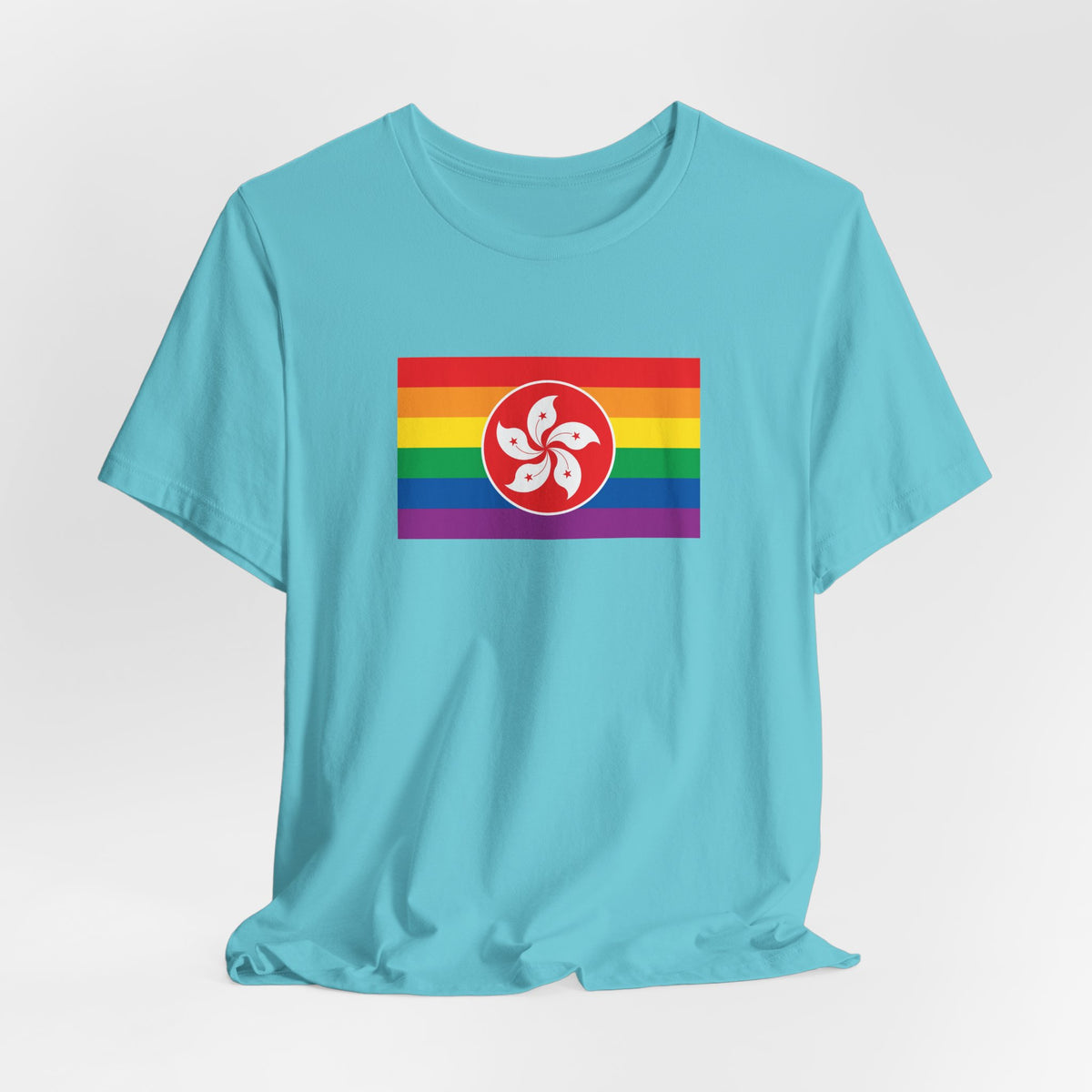 Hong Kong Rainbow Pride Flag T-shirt, Several Color Options