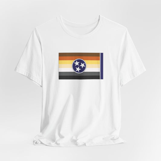 Tennessee Bear Pride Flag T-shirt, Several Color Options
