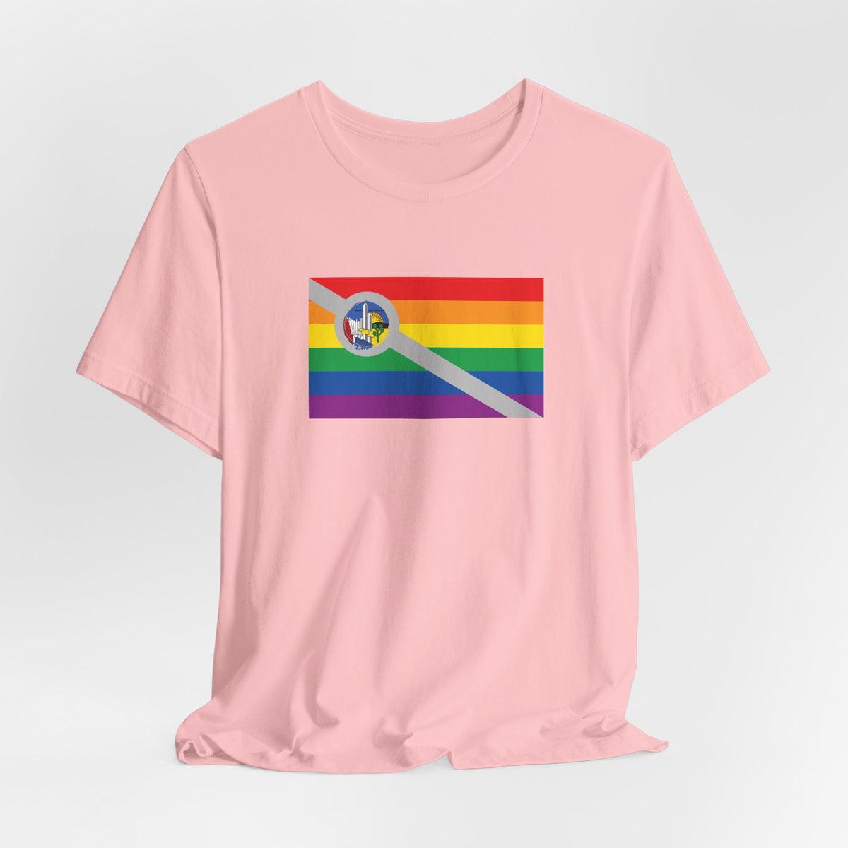 Las Vegas, Nevada Rainbow Pride Flag T-shirt, Several Color Options
