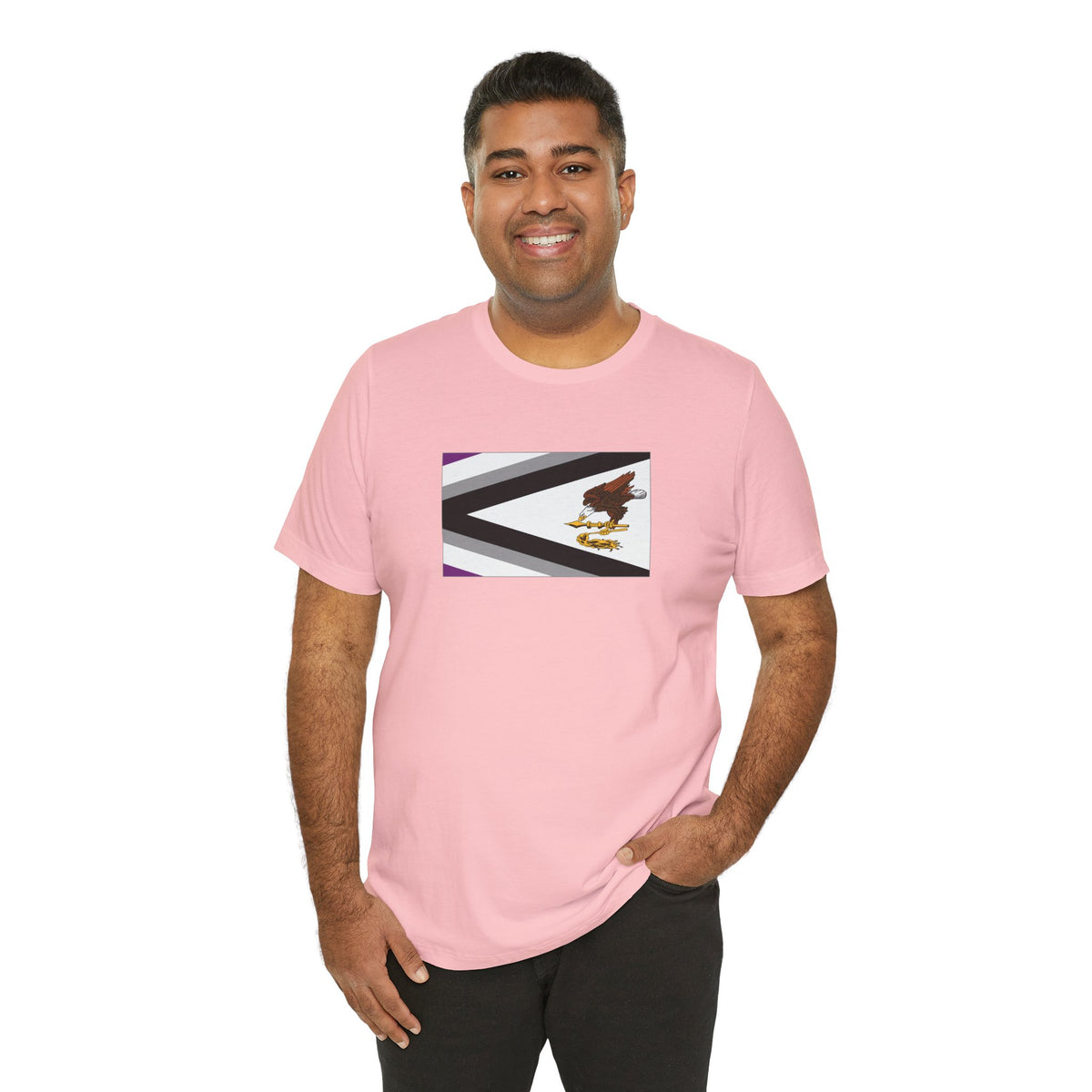 American Samoa Asexual Pride Flag T-shirt, Several Color Options