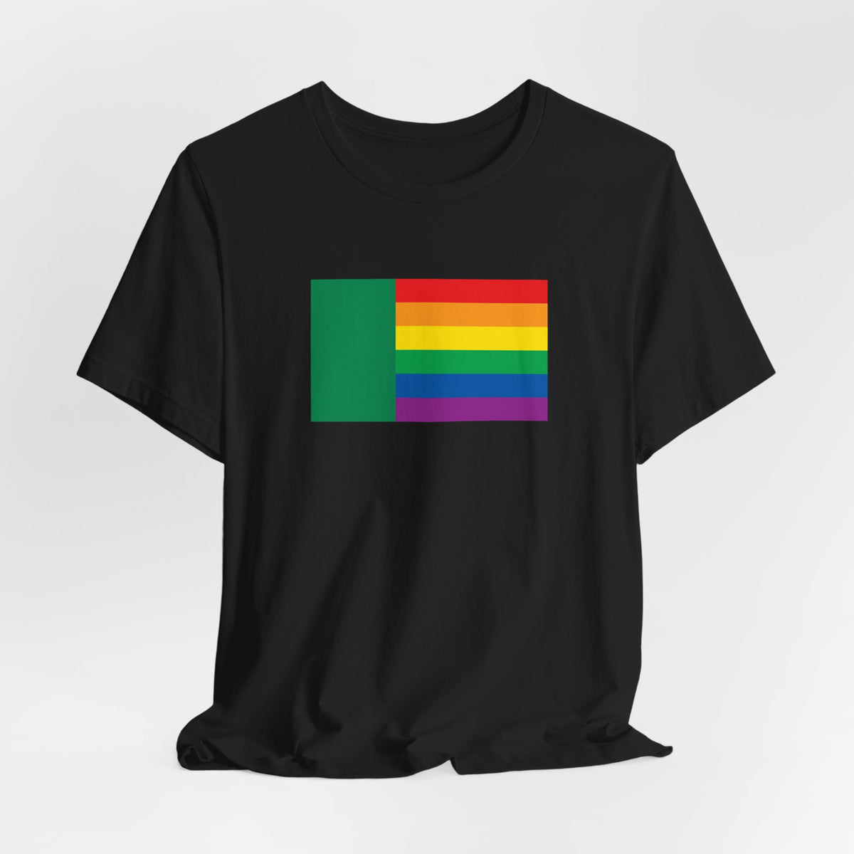 Benin Rainbow Pride Flag T-shirt, Several Color Options
