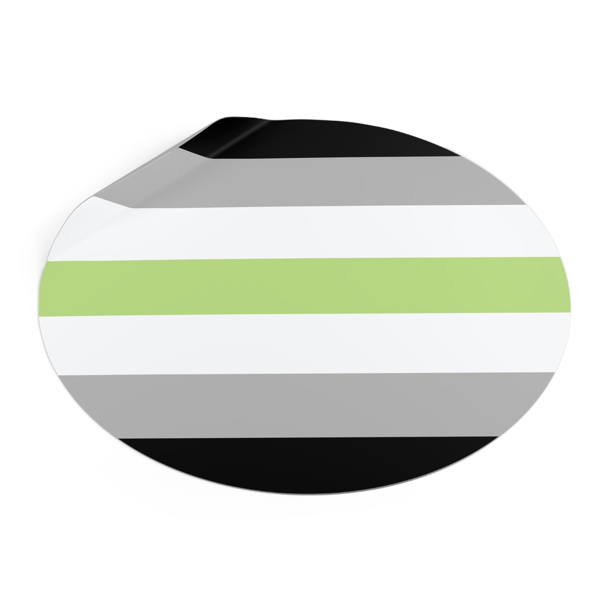 Agender Pride Flag Vinyl Sticker