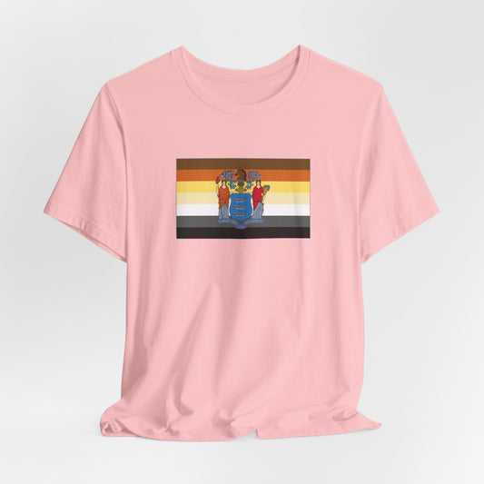 New Jersey Bear Pride Flag T-shirt, Several Color Options