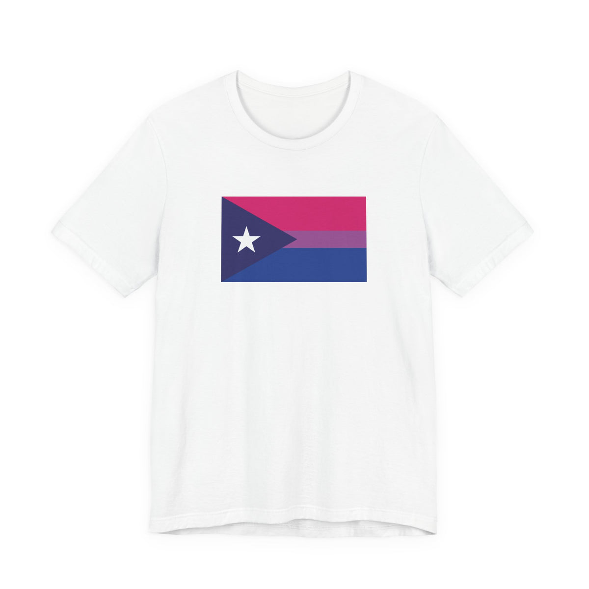 Puerto Rico Bisexual Pride Flag T-shirt, Several Color Options