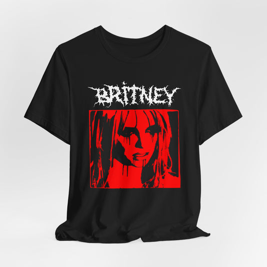 Britney, but make it Metal!!! Black Metal Aesthetic T-shirt, Black