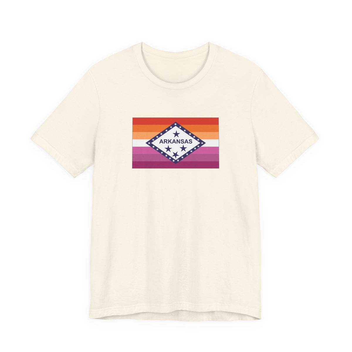 Arkansas Lesbian Pride Flag T-shirt, Several Color Options
