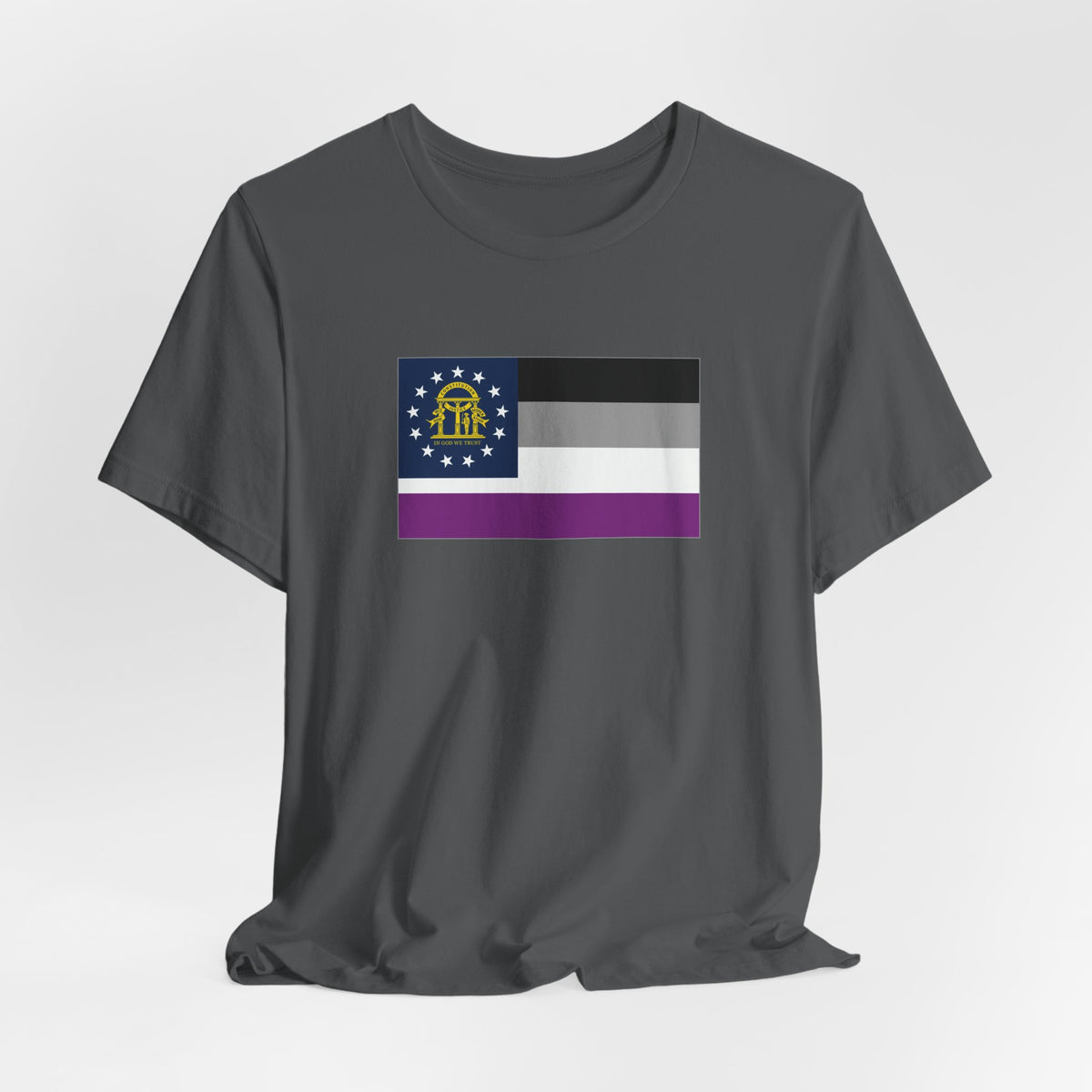 Georgia Asexual Pride Flag T-shirt, Several Color Options