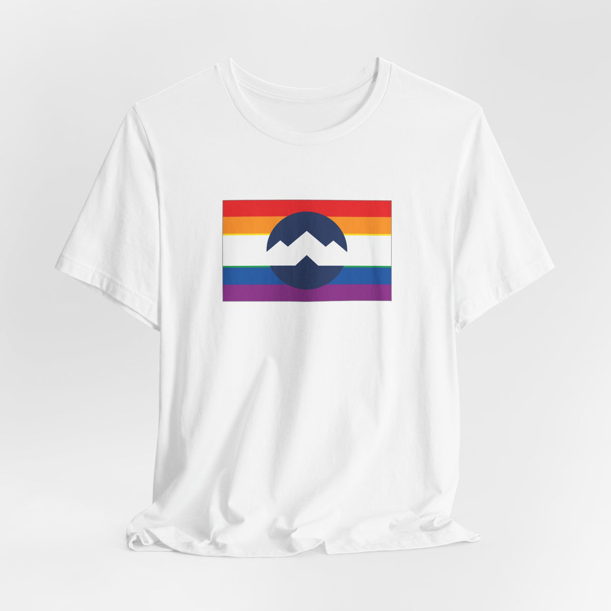 Ogden, Utah Rainbow Pride Flag T-shirt, Several Color Options