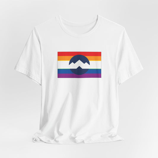 Ogden, Utah Rainbow Pride Flag T-shirt, Several Color Options
