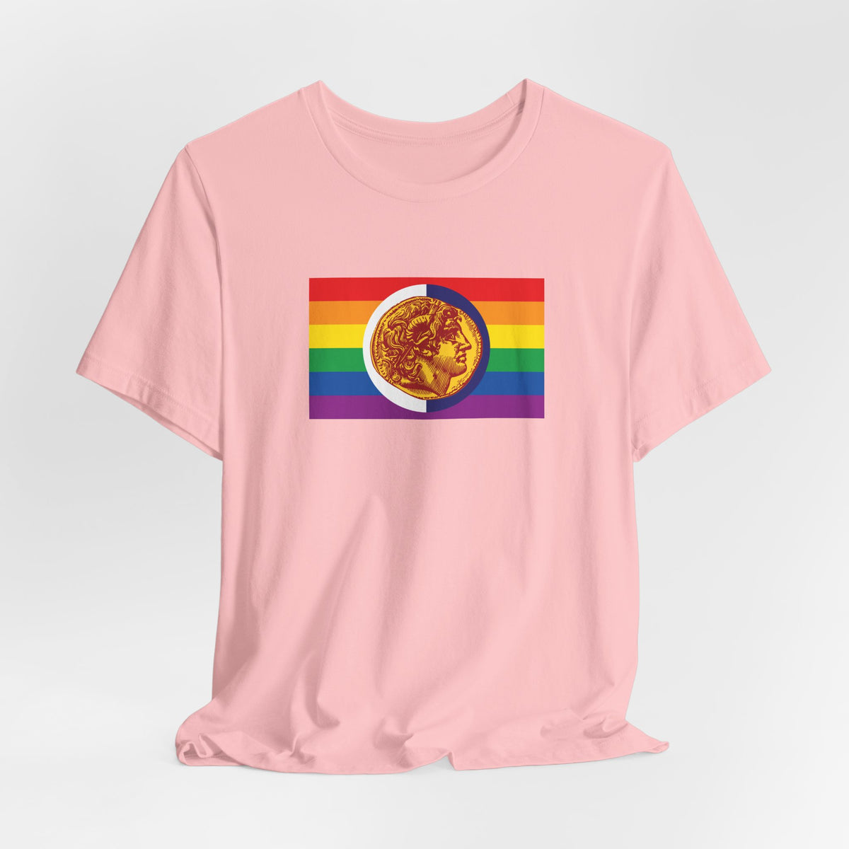 Thessaloniki, Greece Rainbow Pride Flag T-shirt, Several Color Options