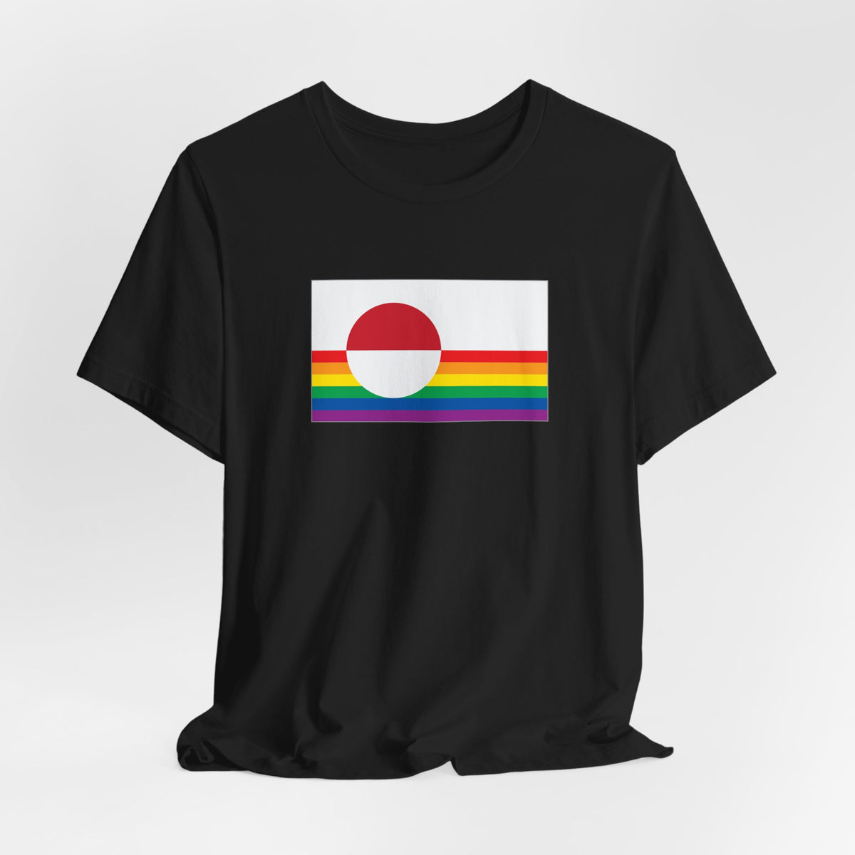 Greenland Rainbow Pride Flag T-shirt, Several Color Options