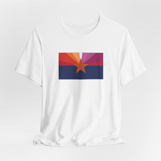 Arizona Lesbian Pride Flag T-shirt, Several Color Options