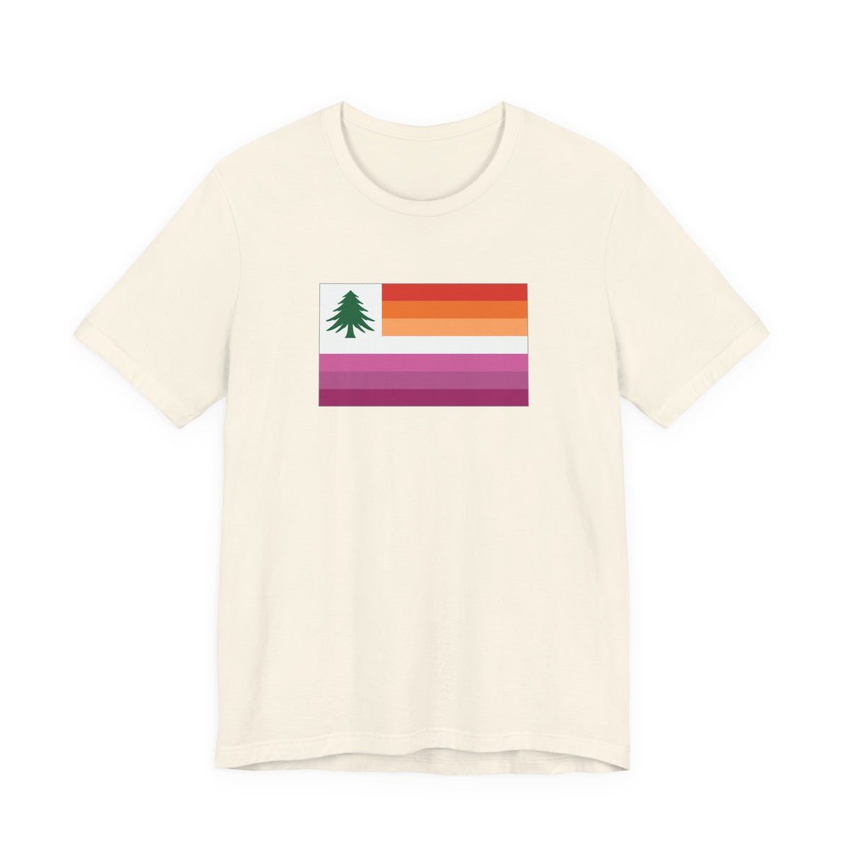 New England Lesbian Pride Flag T-shirt, Several Color Options