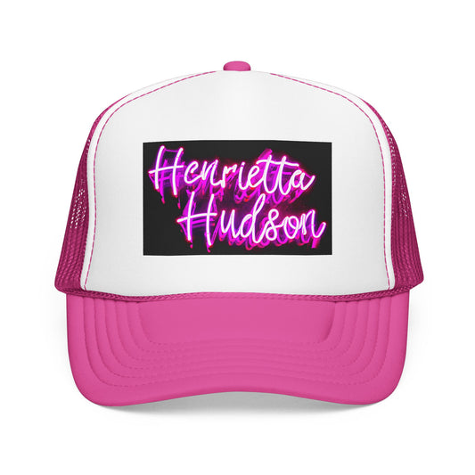 Neon Sign Trucker Cap, Black or Pink