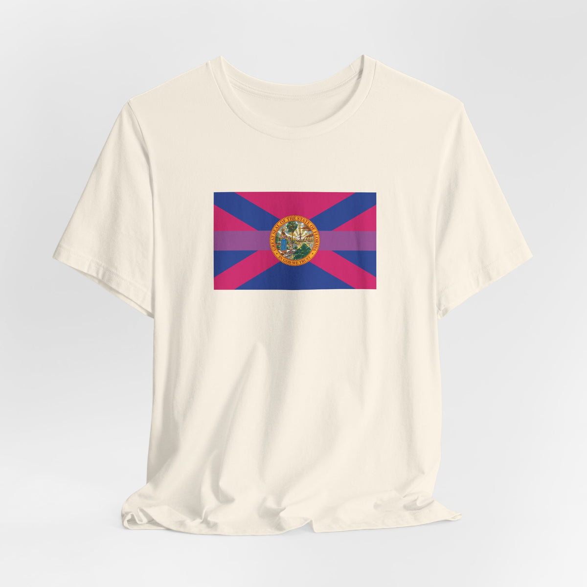 Florida Bisexual Pride Flag T-shirt, Several Color Options