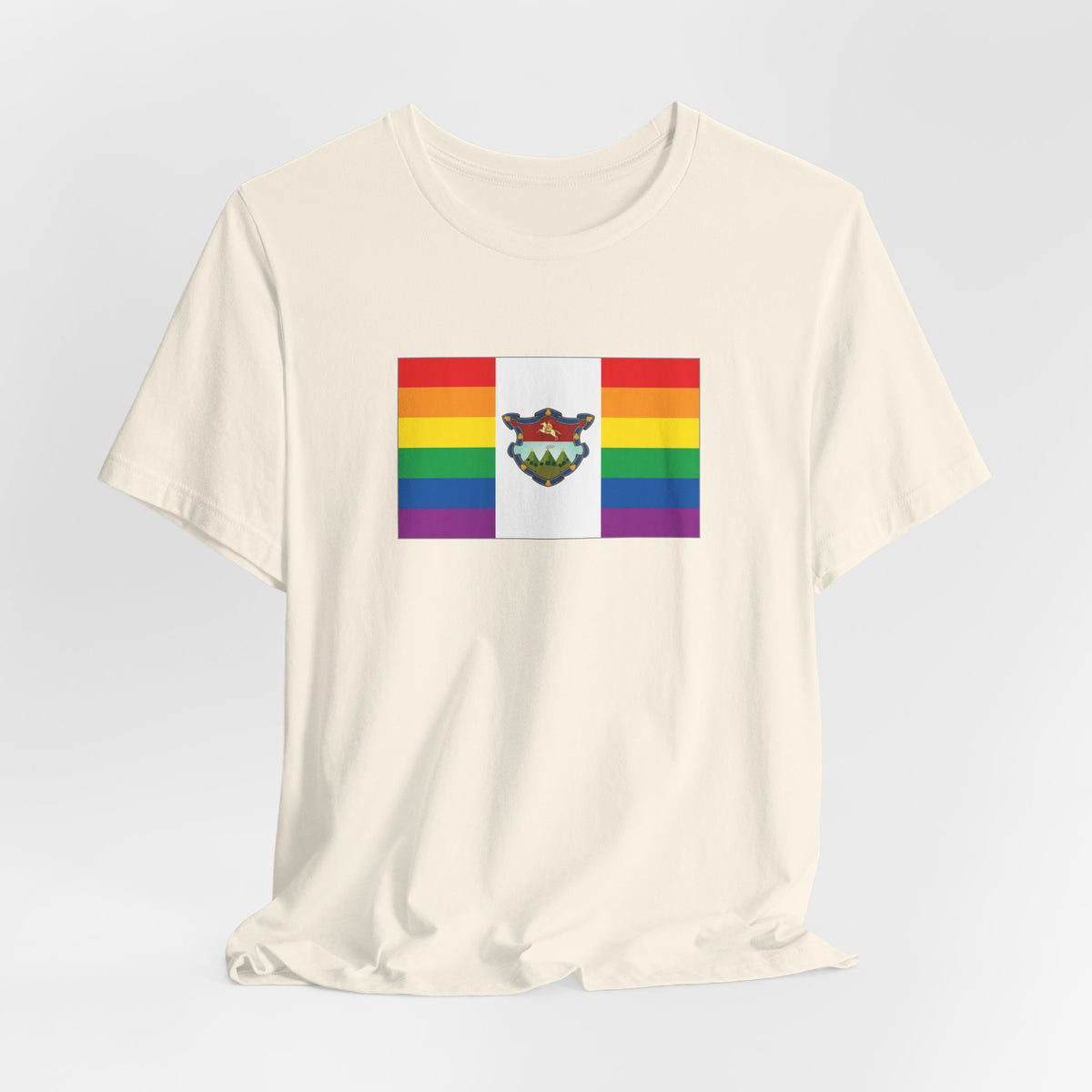 Antigua Guatemala, Guatemala Rainbow Pride Flag T-shirt, Several Color Options