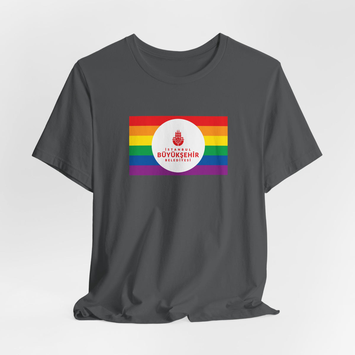 Istanbul, Turkey Rainbow Pride Flag T-shirt, Several Color Options