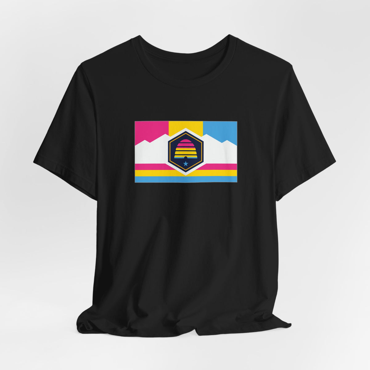 Utah Pansexual Pride Flag T-shirt, Several Color Options