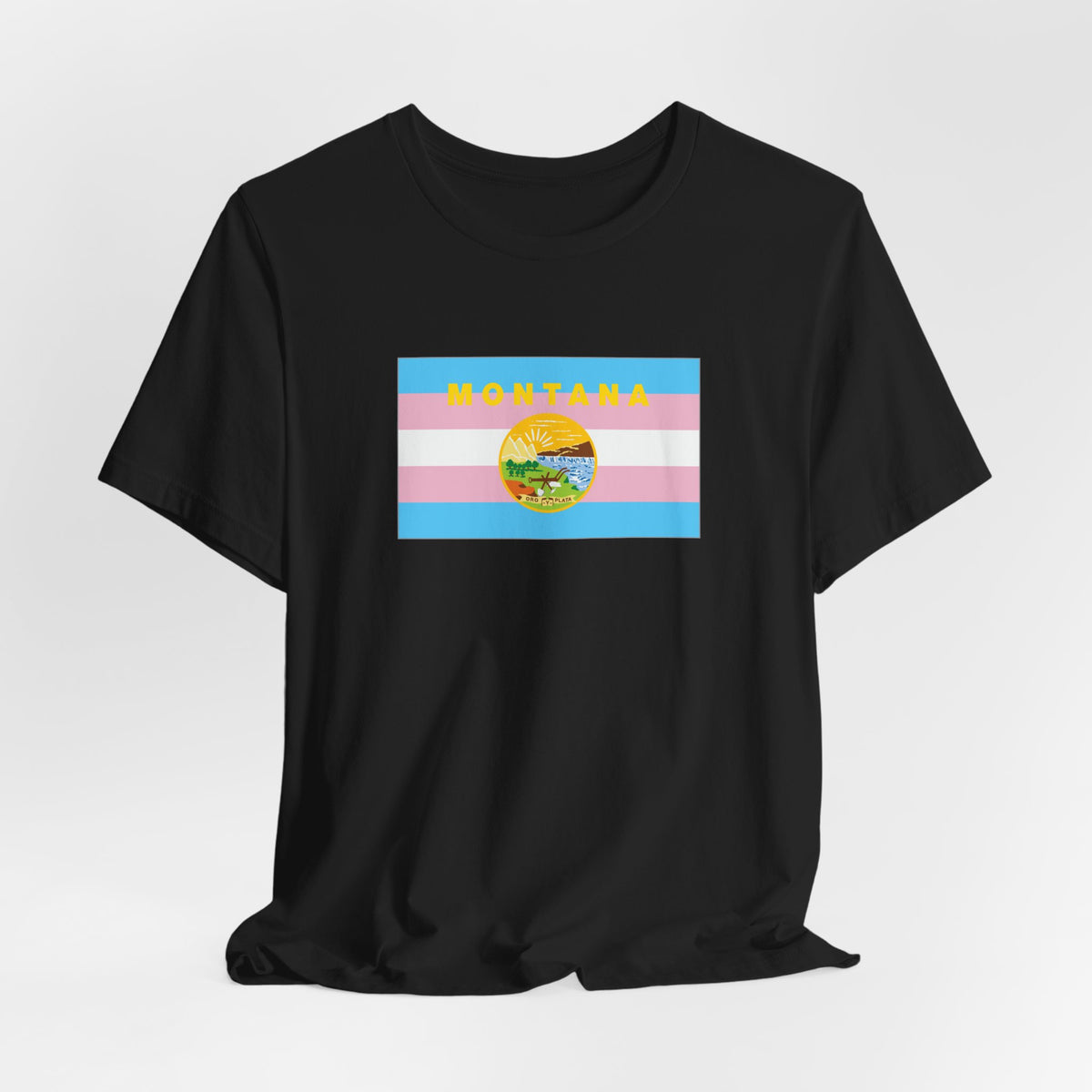 Montana Transgender Pride Flag T-shirt, Several Color Options