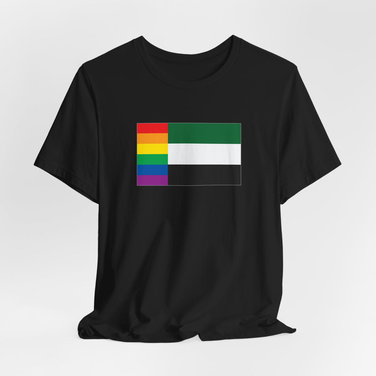 United Arab Emirates Rainbow Pride Flag T-shirt, Several Color Options