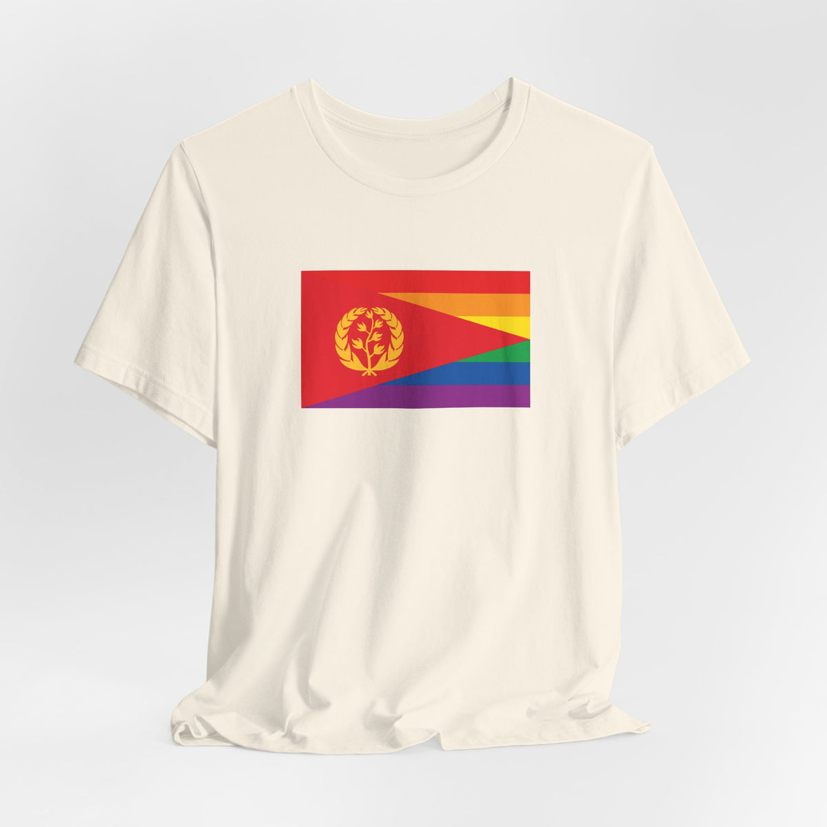 Eritrea Rainbow Pride Flag T-shirt, Several Color Options