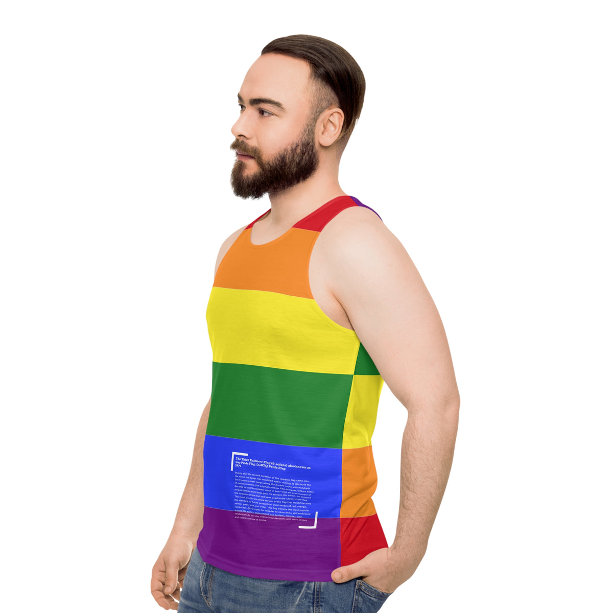 1979 Pride Flag History Tank Top