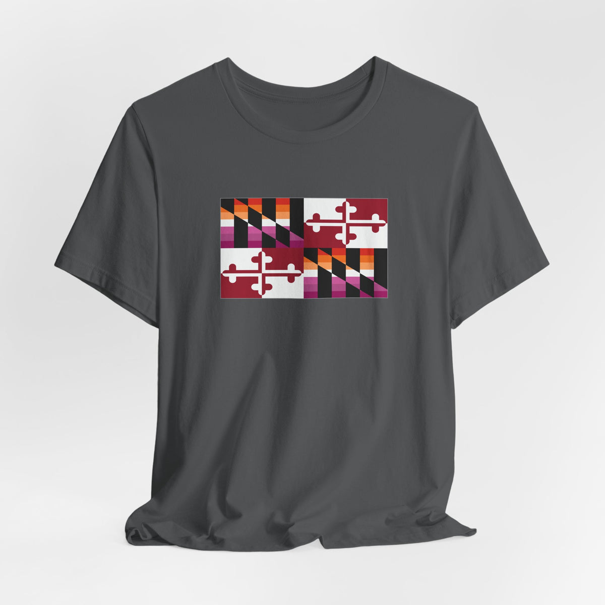 Maryland Lesbian Pride Flag T-shirt, Several Color Options