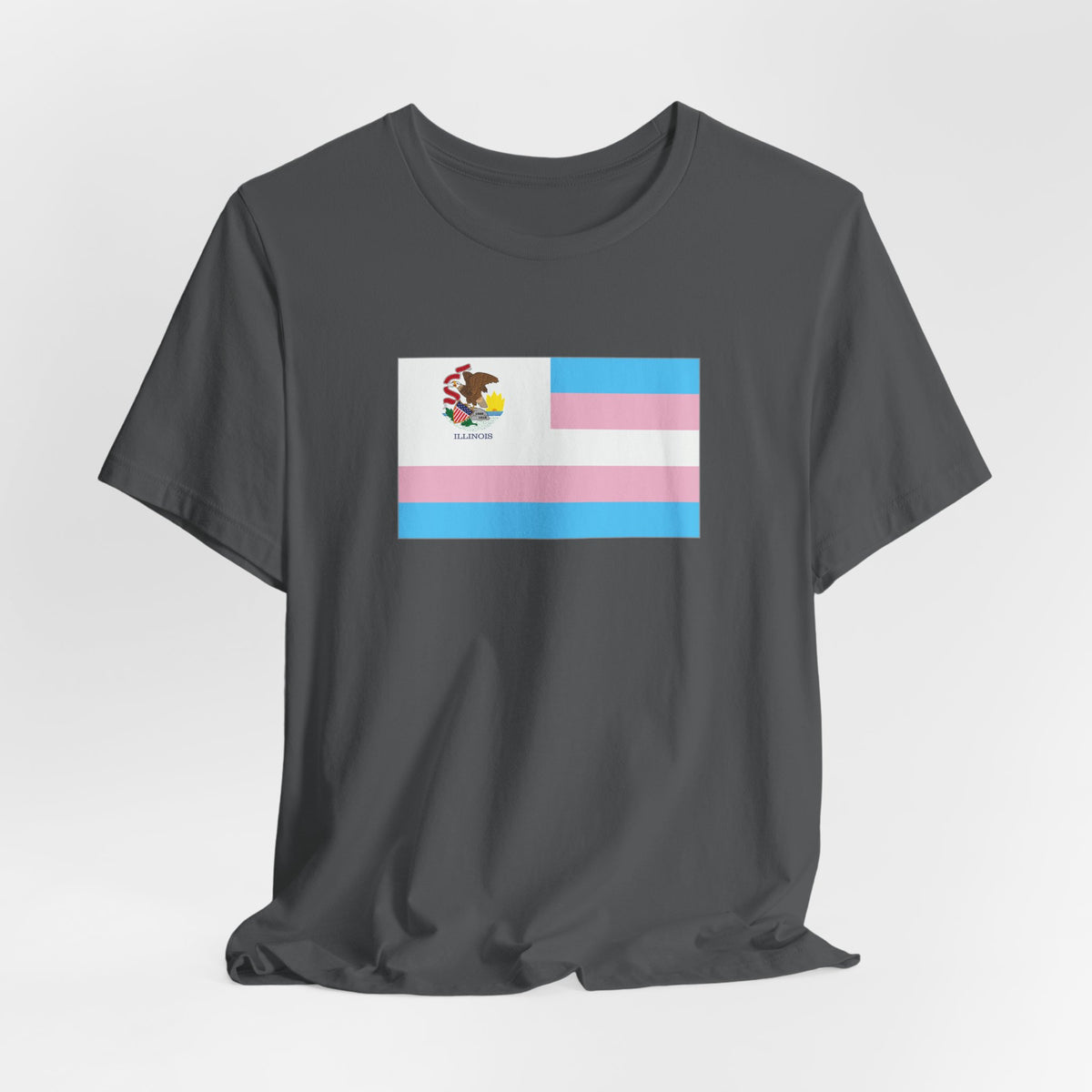 Illinois Transgender Pride Flag T-shirt, Several Color Options