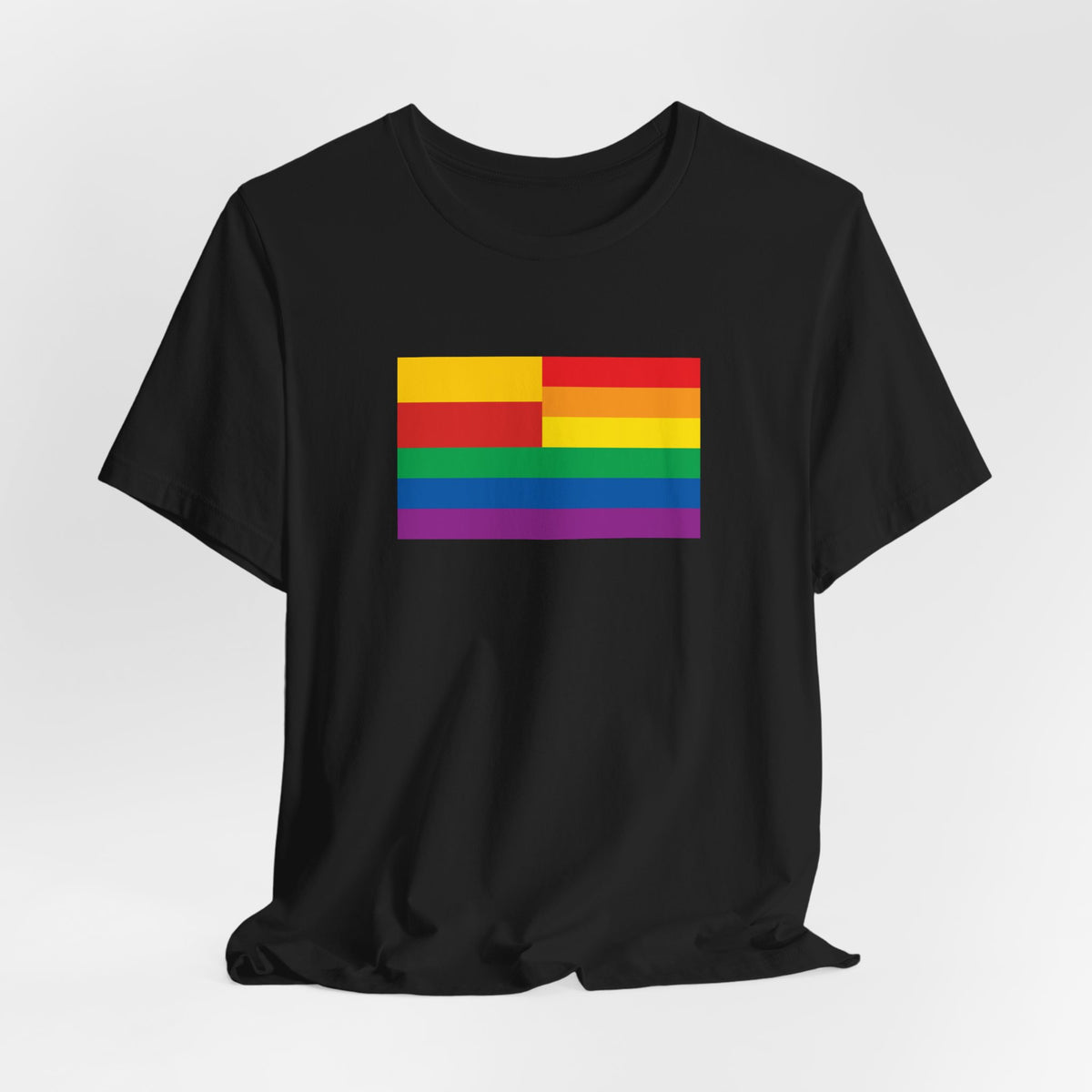 Warsaw, Poland Rainbow Pride Flag T-shirt, Several Color Options