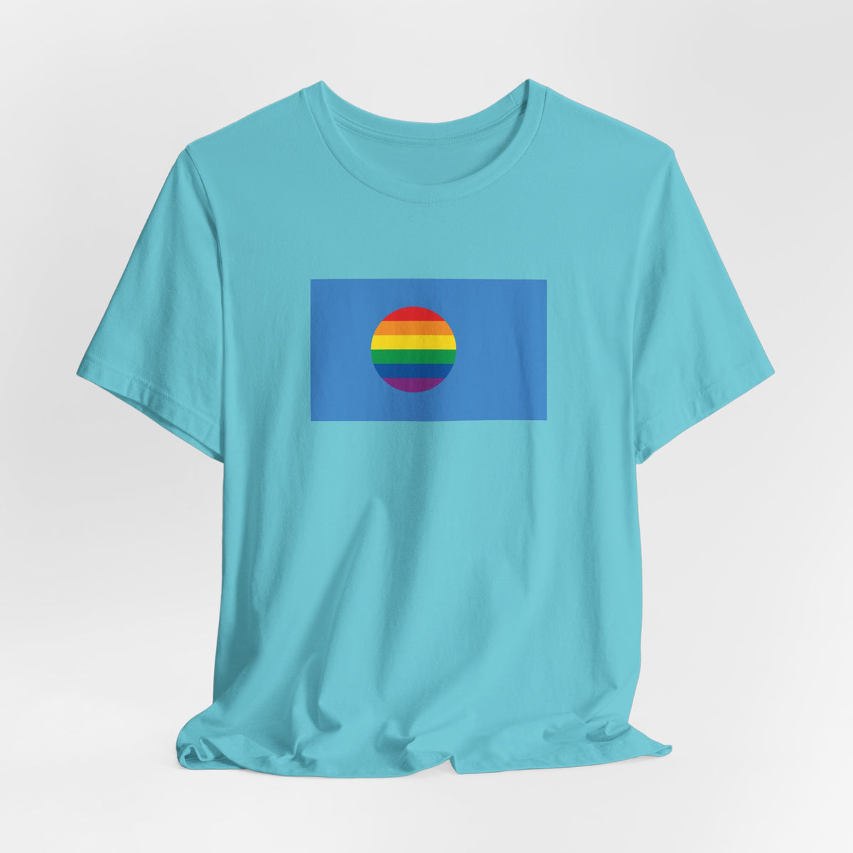 Palau Rainbow Pride Flag T-shirt, Several Color Options