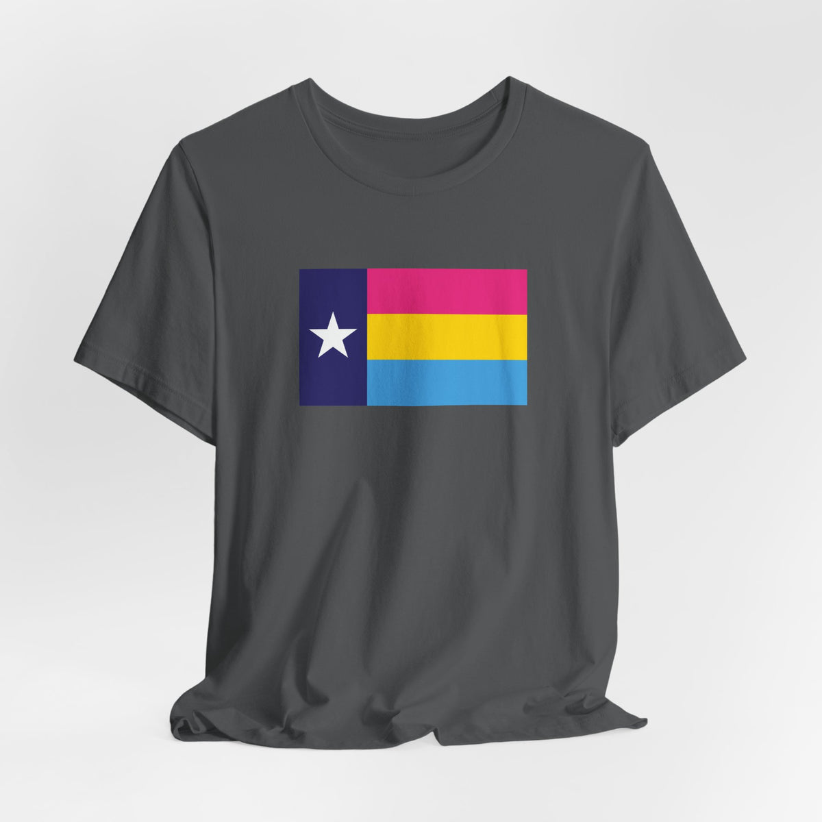 Texas Pansexual Pride Flag T-shirt, Several Color Options