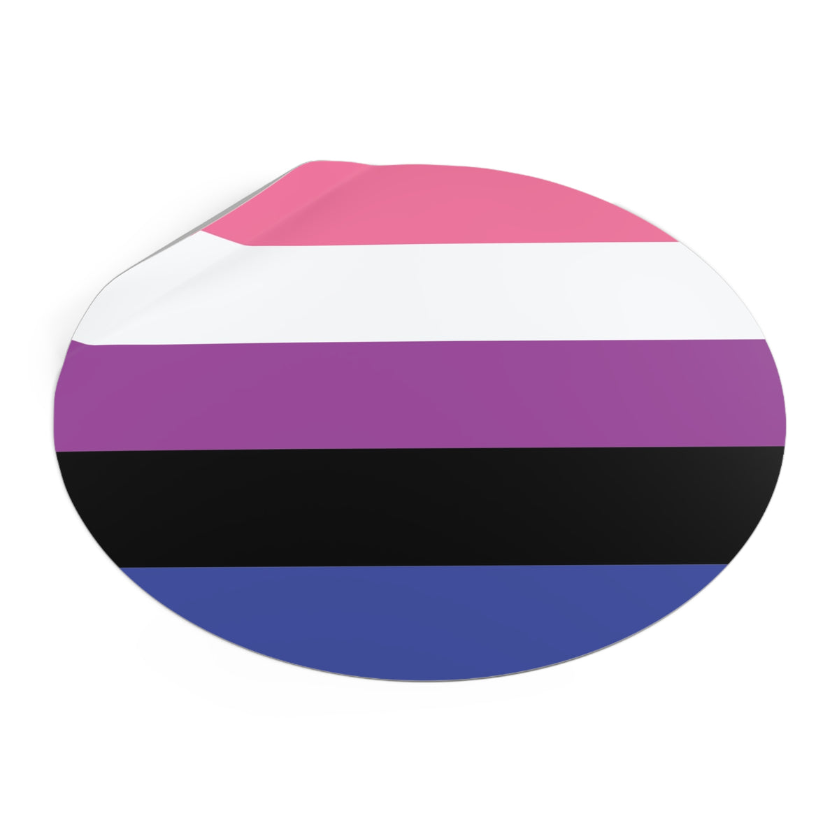 Genderfluid Pride Flag Vinyl Sticker