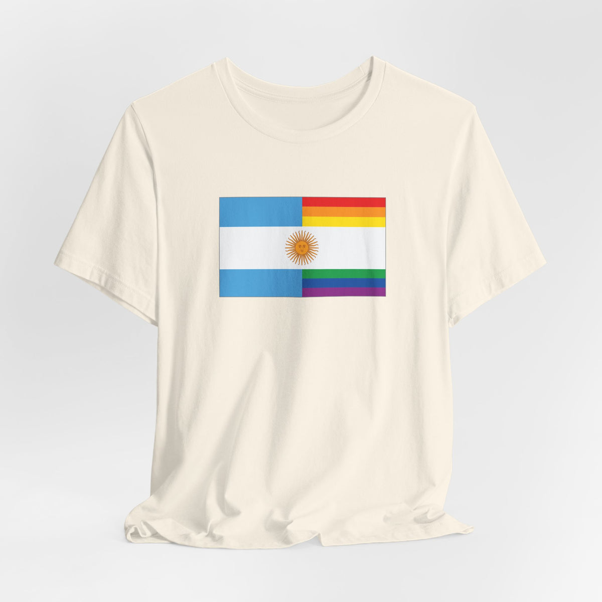 Argentina Rainbow Pride Flag T-shirt, Several Color Options