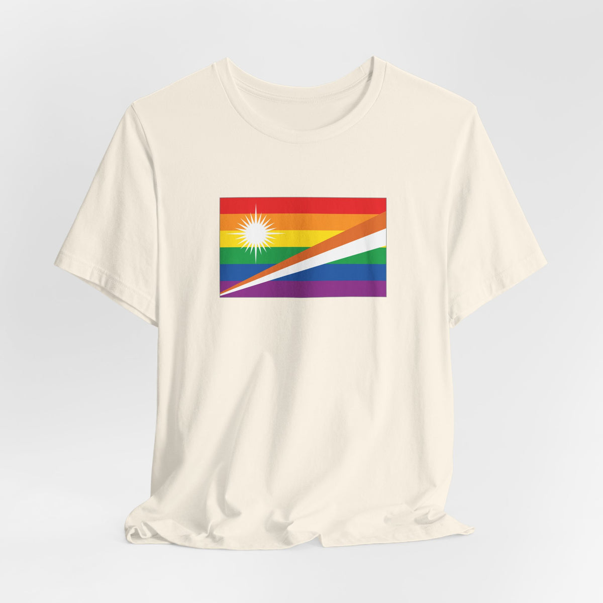 Marshall Islands Rainbow Pride Flag T-shirt, Several Color Options