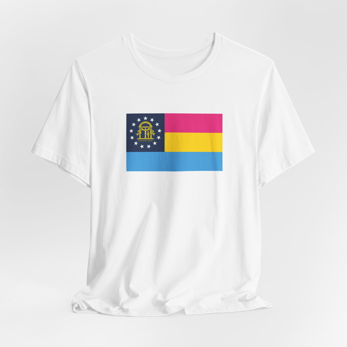 Georgia Pansexual Pride Flag T-shirt, Several Color Options