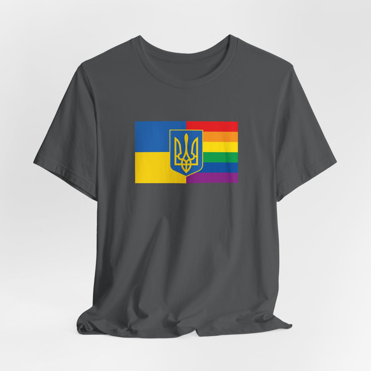 Ukraine Rainbow Pride Flag T-shirt, Several Color Options