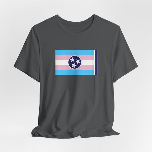 Tennessee Transgender Pride Flag T-shirt, Several Color Options