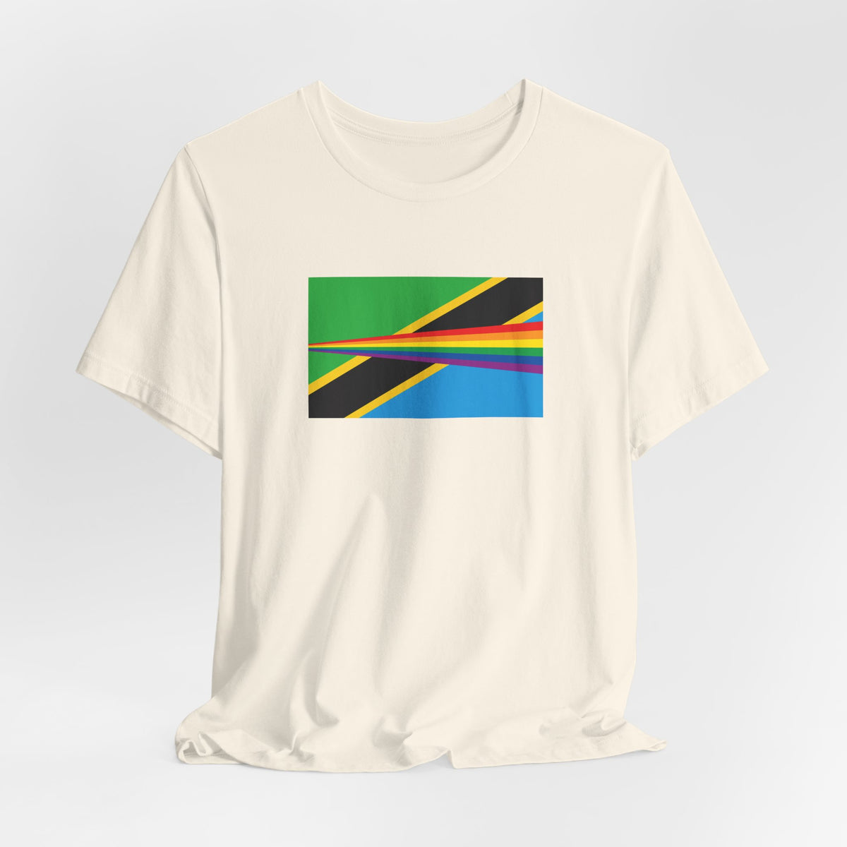 Tanzania Rainbow Pride Flag T-shirt, Several Color Options