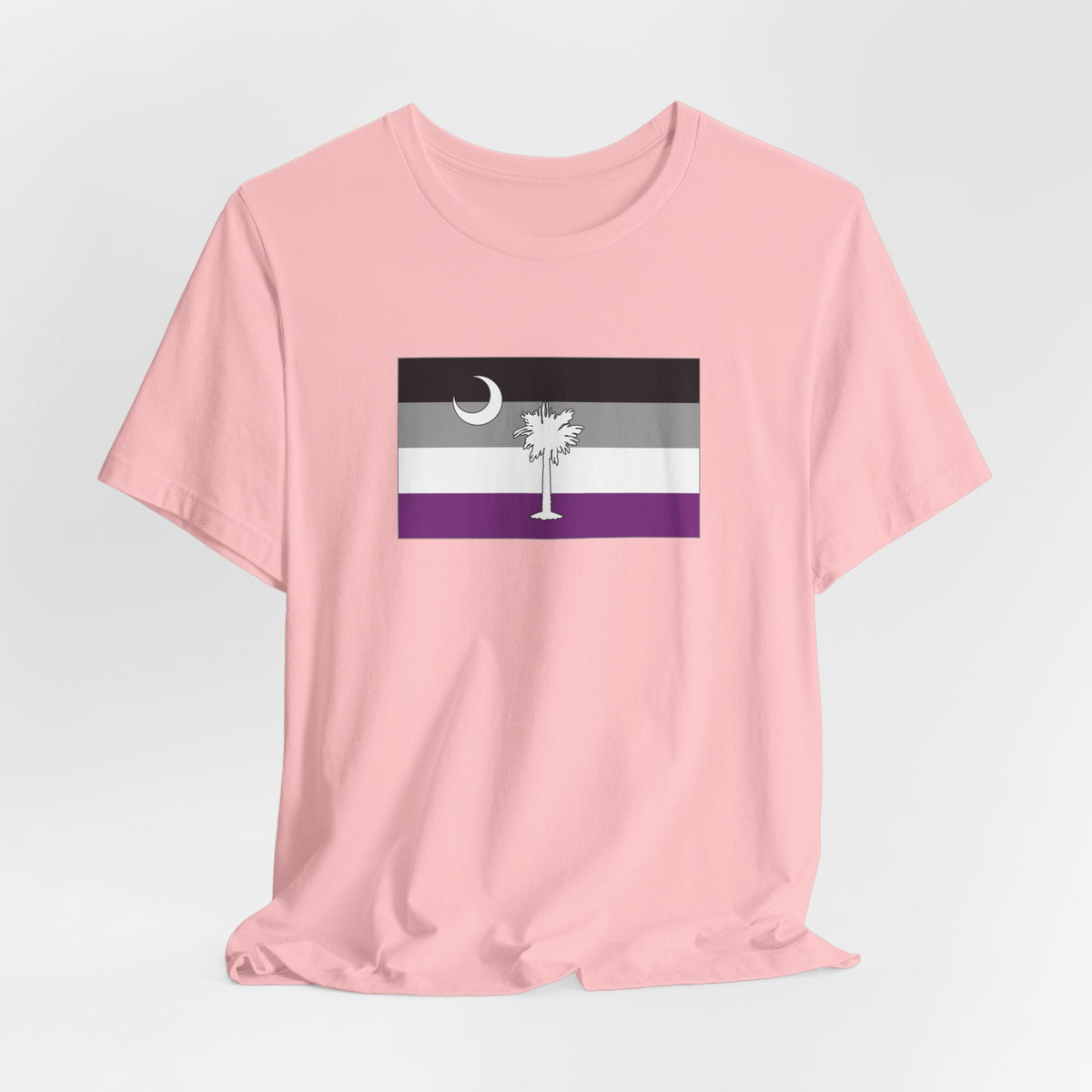 South Carolina Asexual Pride Flag T-shirt, Several Color Options