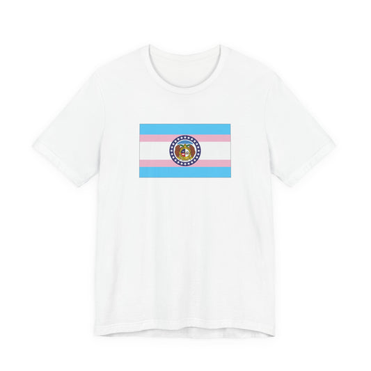 Missouri Transgender Pride Flag T-shirt, Several Color Options